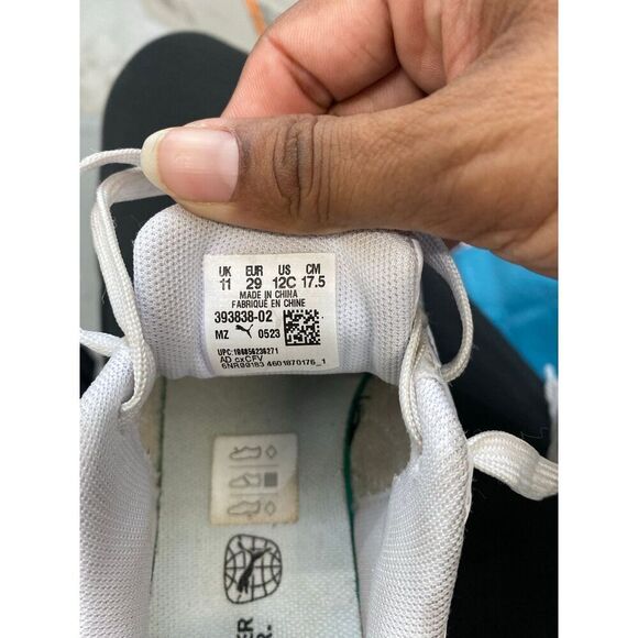 Puma kids sneakers, size 12C - Picture 4 of 6